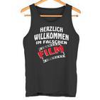 Herzlich Willkommen Im False Film S Tank Top