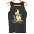 Hiking Mountain Camping Lovers Campfire Tank Top