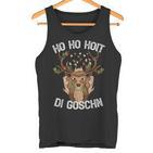 Ho Ho Hoit Di Goschn Weihnachten Ugly Christmas Tank Top