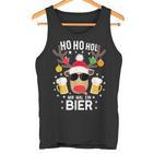 Ho Ho Hol Mir Mal Ein Bier Reindeer Christmas Tank Top