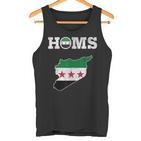 Homs Syria Free Syria Flag Syrian Tank Top