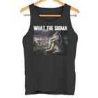 Human By Chance Alpha By Choice Cringe Werewolf Meme Tank Top