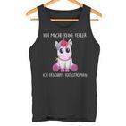 Ich Mache Keine Fehler Ich Erschaffe Katastrophen Einhorn Tank Top