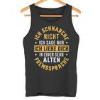 Ich Schnarche Nicht Schnarcher Saying Snoring Tank Top