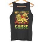 Who Jah Bless No Man Curse Reggae Lover Rasta  Tank Top