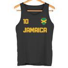 Jamaica Flag Reggae Music Fan Jersey Tank Top