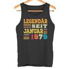 Januar 1979 Lustige Geschenke 46 Geburtstag Tank Top