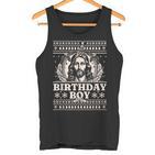 Jesus Birthday Boy Happy Birthday Jesus Ugly Christmas Tank Top