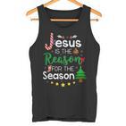 Jesus Is The Reason For The Season Christmas Xmas  Tank Top