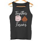 Kacke Together Forever Toilet Roll Poop Tank Top