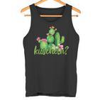 Kakn Kuscheln Kaktus Umarmen Witz Spaß Liebe Geschenk Tank Top