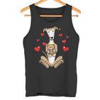 Kawaii Galgo Español Dog Cuddly Toy Spanish Greyhound Tank Top