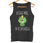 Kiss Me I'm A Princess Frog Tank Top