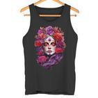 La Catrina Cool Dia De Muertos Day Of The Dead Tank Top