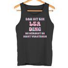 Lea Saying First Name Birthday  Tank Top