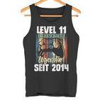 Level 11 Years Birthday Boy Gamer Since 2014 Tank Top