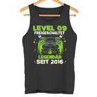 Level 9 Years Birthday Young Gamer 2016 Birthday Tank Top