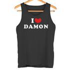 I Love Damon Tank Top