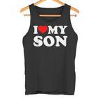 I Love My Son Heart Tank Top