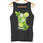 Lustige Kubanische Nacht Mit Diesem Coolen Mojito-Cocktail-Kostüm Tank Top