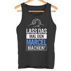 Marcel Name With Slogan Tank Top