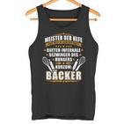 Master Of The Yeast And Mr Over The Carbohydrates Bakers Tank Top