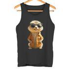 Meerkat With Sunglasses Animal Lovers Cute Surikate Tank Top