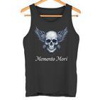 Memento Mori Gothic Skull & Wings  Tank Top