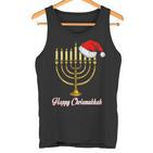 Merry Christmas Jewish Christmas Hanukkah Holiday Tank Top