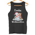 Merry Christmas Snowman Christmas Bear Christmas Eve Tank Top