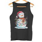 Merry Christmas Snowman Christmas Winter Xmas Eve Tank Top