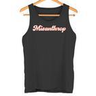 Misanthrop Misanthrop Human Hate Statement S Tank Top