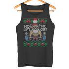 No Lift No Ugly Christmas Santa Gym Tank Top