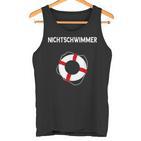 No Swimmer Lifebuoy Swimming Pool Swimming Tank Top