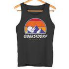 Oberstdorf Bayern Germany Retro 80S Ski Holidays  Tank Top