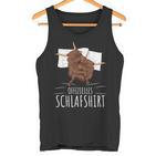 Official Scottish Highland Cow Sleep Tank Top