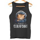 Official Sleep Kitten Pyjamas Cat Tank Top