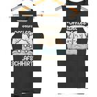 Offizielles Schlaf Pudel Schlafanzug Morgenmuffel Hund Tank Top