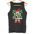 Papa Claus Outfit Christmas Family Christmas Tank Top