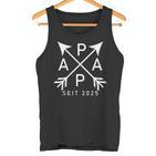 Papa Founded 2025 Father Will 2025 Stolzer Papa 2025 Tank Top