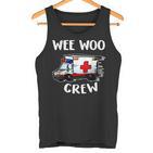 Paramedic Ambulance Wee Woo Crew Tank Top