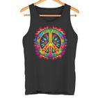 Peace Love Hippie Kostüm Tie Dye 60Er 70Er Jahre Tank Top