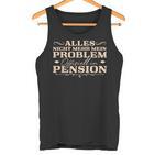 Pension Arbeitskollege Im Ruhestand Pensionär Tank Top