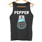 Pepper Costume Salt Pepper Matching Pair His Her Tank Top