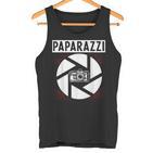 Photography Camera Lens Retro Paparazzi Tank Top