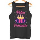 Pisten Prinzessin Skifahren Skiurlaub Snowboard Apres Ski Tank Top