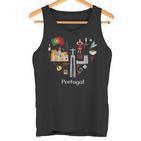 Portugal Lisbon Card Icon Traditional Keepsake Tank Top