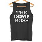 The Real Boss  Tank Top