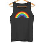 Regenbogen Mit Schönen Bunten Farben Retrointage Tank Top