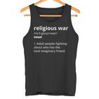 Religious War Noun Adult People Fighting About Who Has The Tank Top